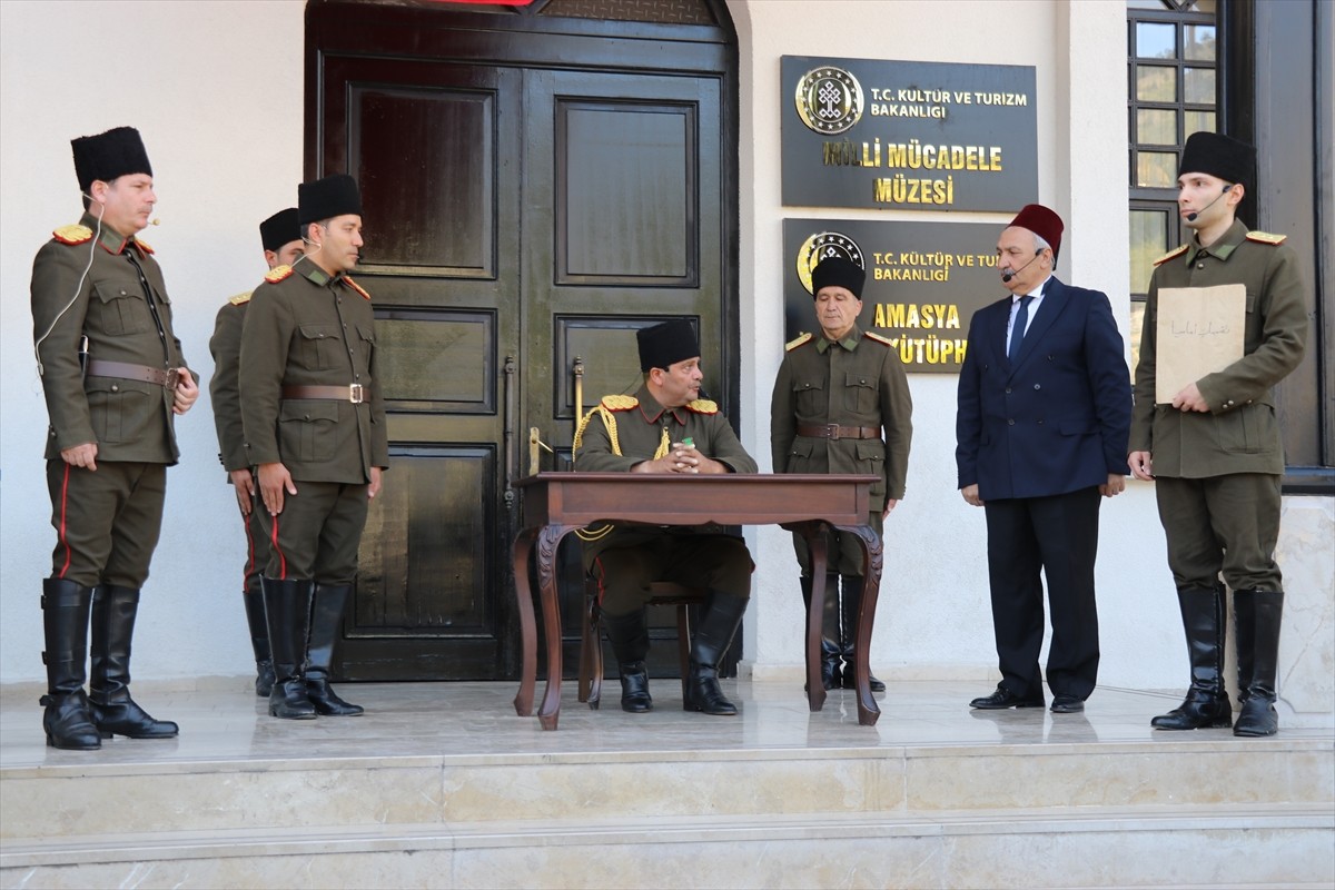Amasya Genelgesi'nin yayımlanmasının 106. yıl dönümü etkinlikleri kapsamında "tamim töreni"...