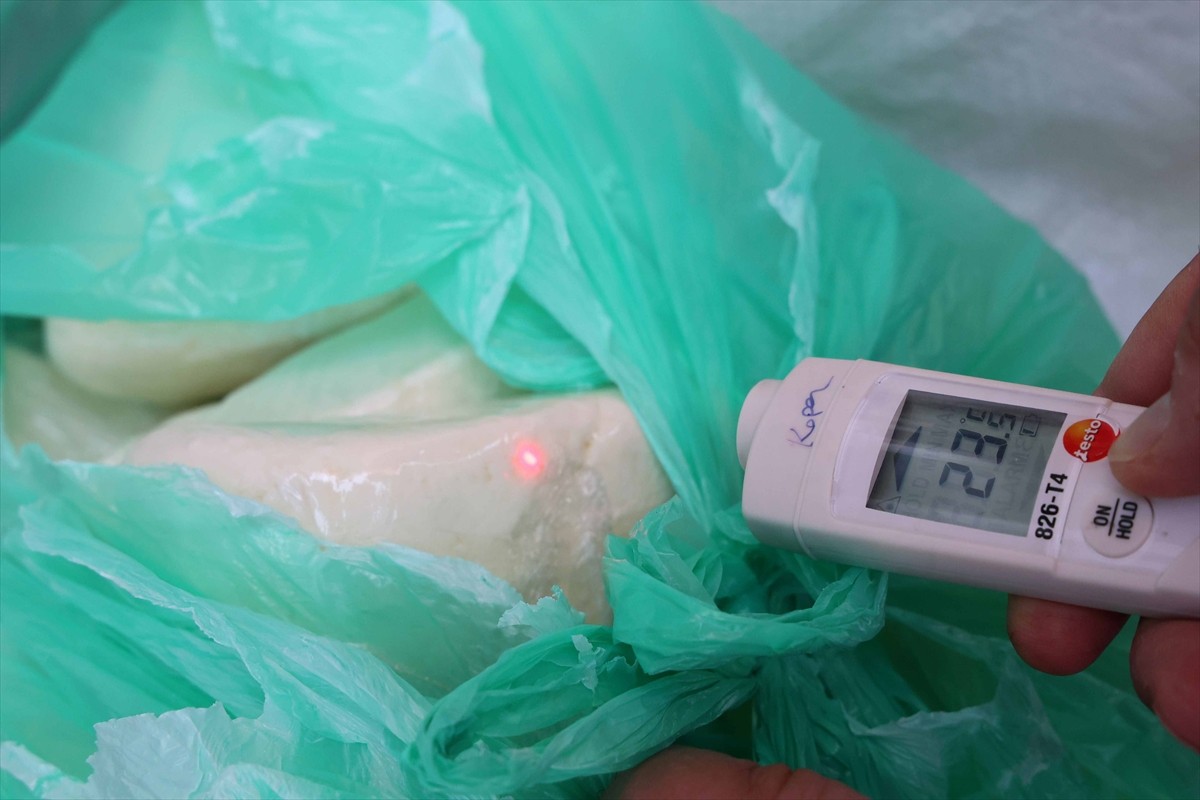 Antalya'da uygun koşullar sağlanmadan şehirler arası otobüsle taşınan 700 kilogram peynir ele...
