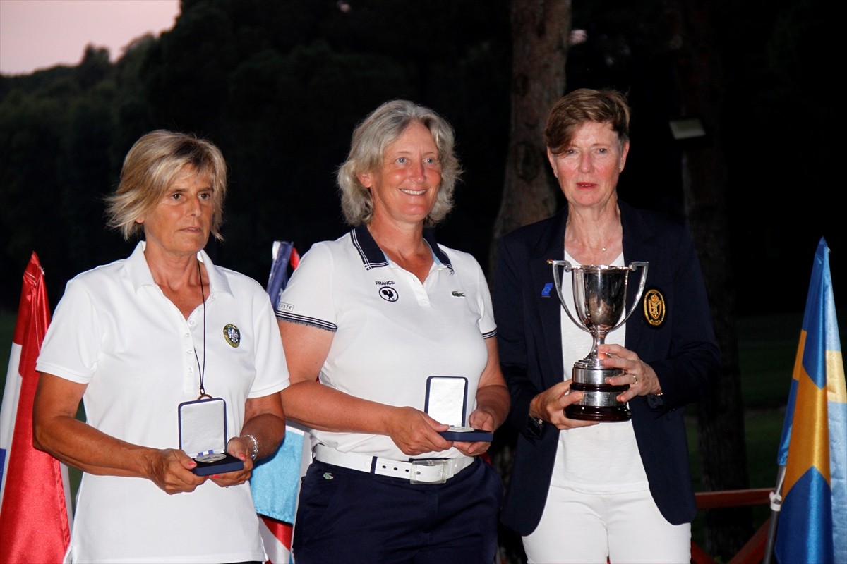 Avrupa Golf Birliği (EGA) tarafından Antalya'da düzenlenen Avrupa 50 Yaş Üstü Büyükler Golf...