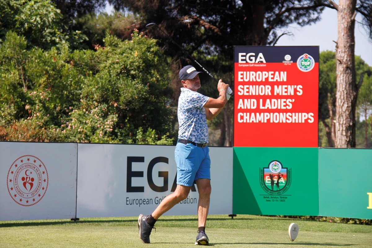 Avrupa Golf Birliği (EGA) tarafından Antalya'da düzenlenen Avrupa Büyükler Golf Şampiyonası 30...