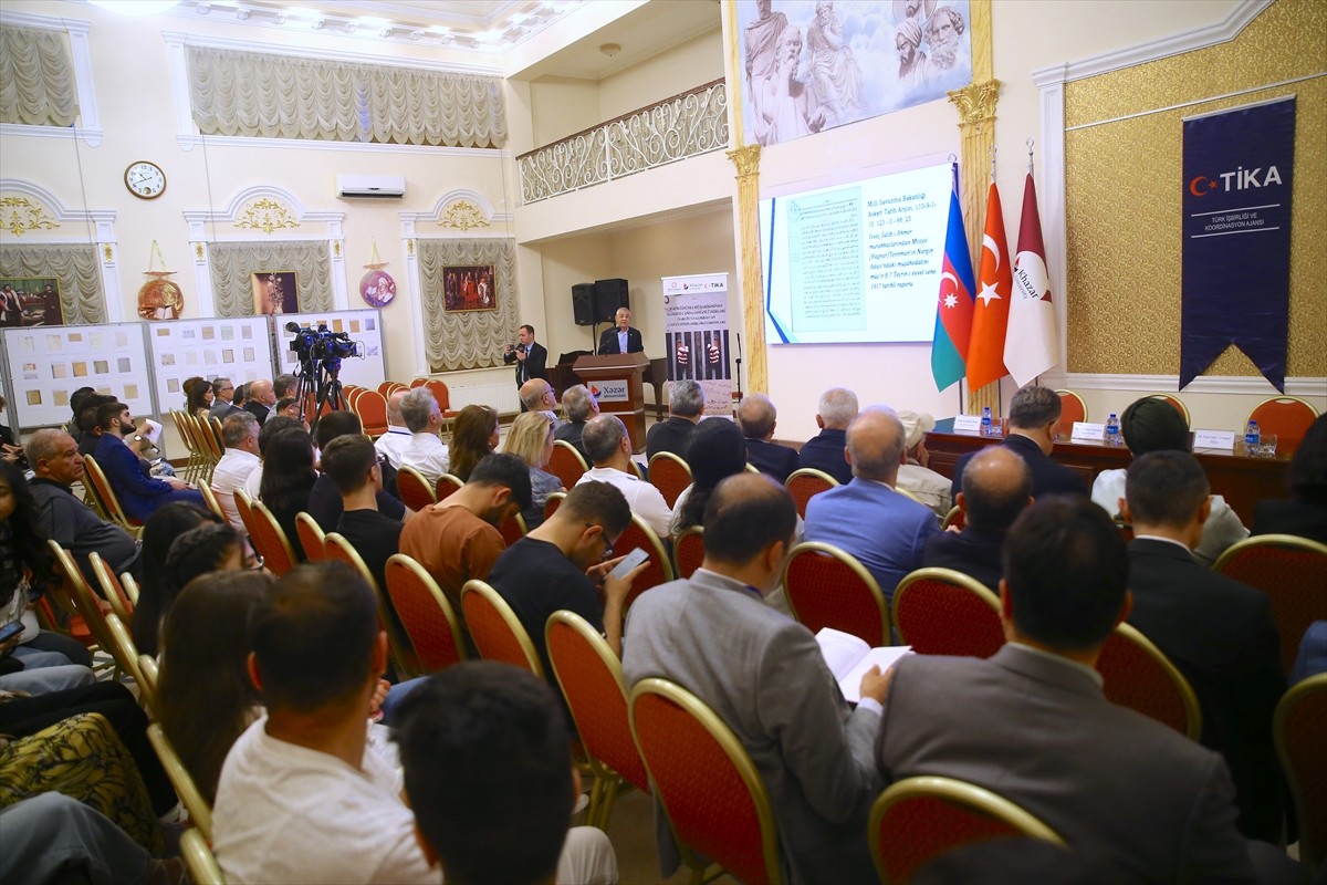  Azerbaycan’ın başkenti Bakü'de, "1. Dünya Savaşı'nda Azerbaycan'da Osmanlı Esirleri" konulu...