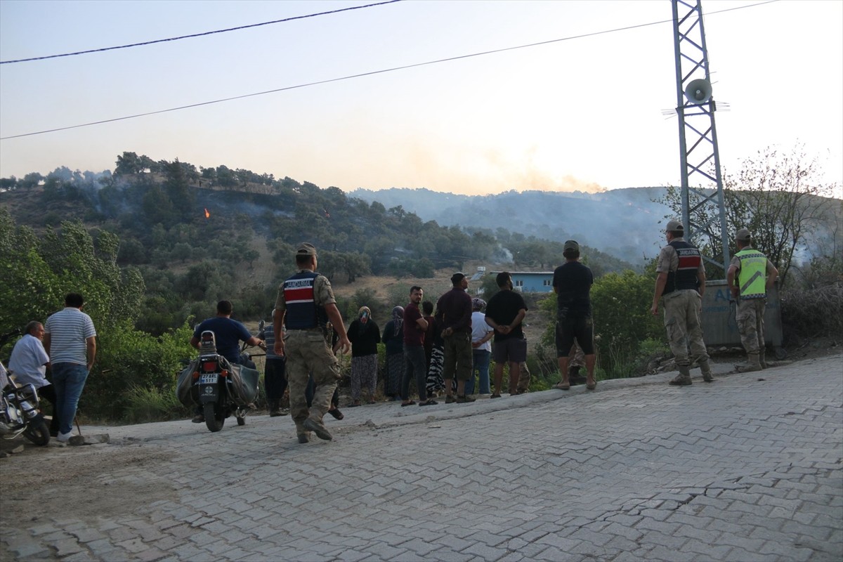 Hatay'ın Belen ilçesinde zeytinlik alanda çıkan yangın, ekiplerin müdahalesiyle kontrol altına...