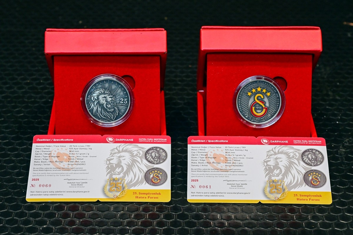 Hazine ve Maliye Bakanlığı Darphane ve Damga Matbaası Genel Müdürlüğü, Galatasaray'ın Trendyol...