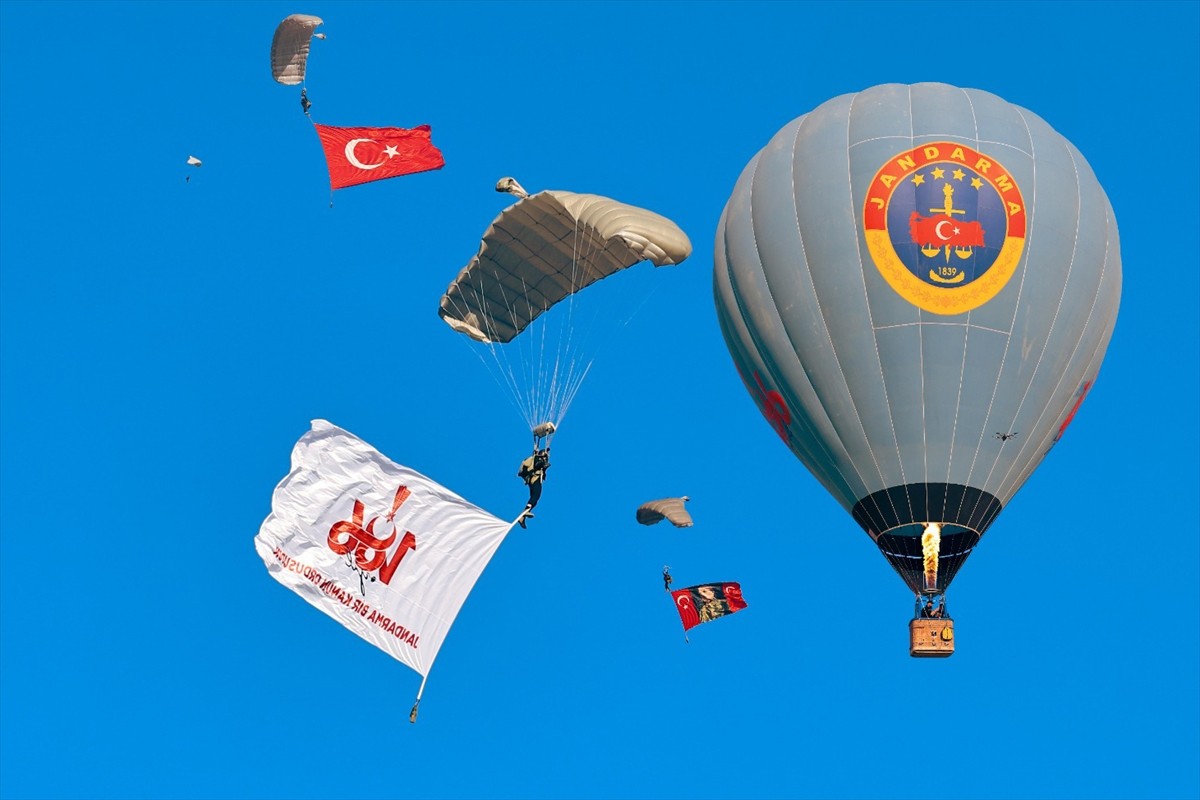 Nevşehir'de, Jandarma Teşkilatının 186. kuruluş yıl dönümü dolayısıyla Jandarma Komando Özel...