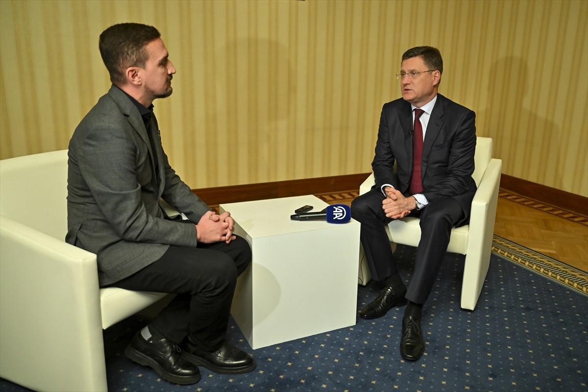 Rusya Başbakan Yardımcısı Aleksandr Novak, başkent Moskova’da düzenlenen Türk-Rus Ticari ve...