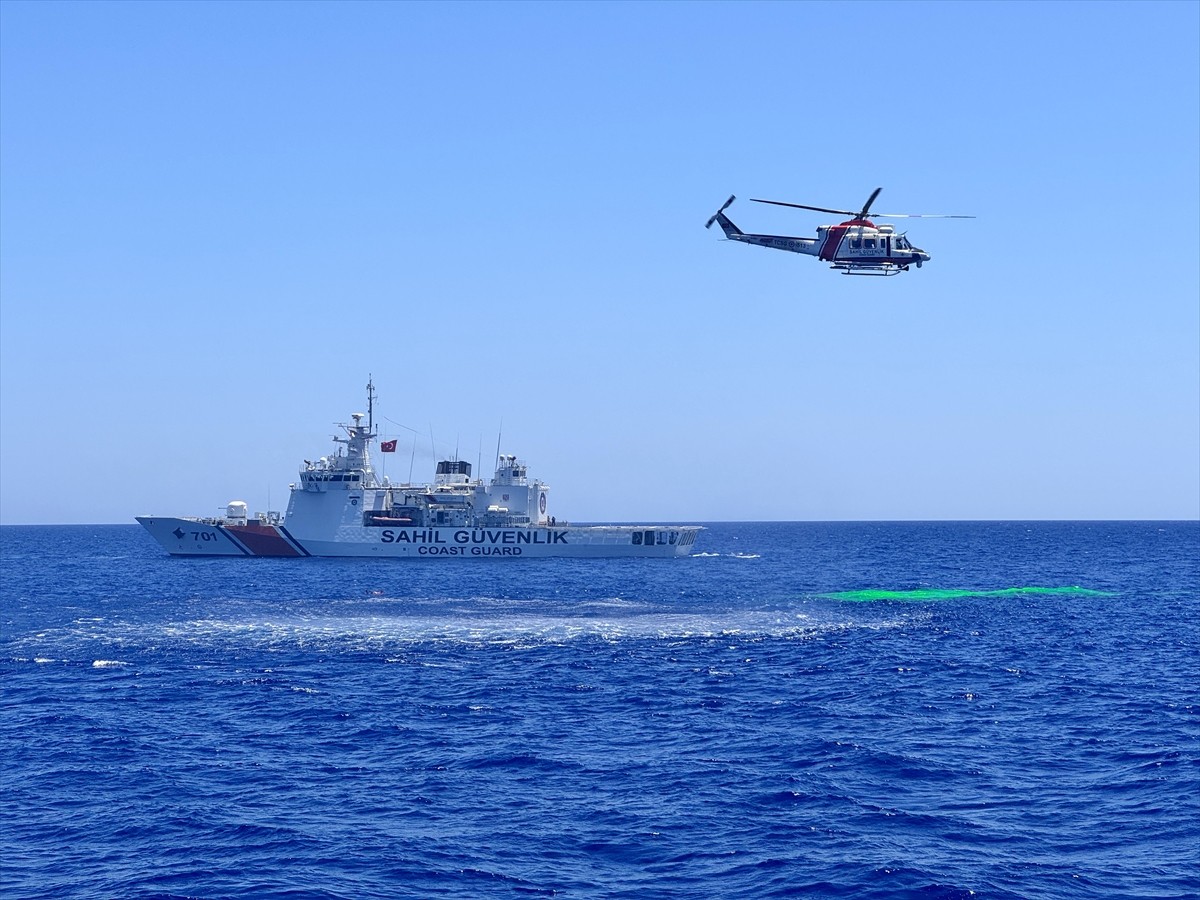 Şehit Teğmen Caner Gönyeli Arama Kurtarma Davet Tatbikatı 2025, deniz safhasının ardından...