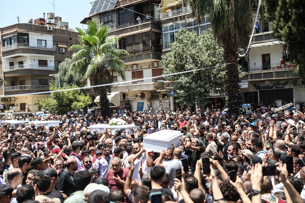 Suriye'nin başkenti Şam'da Mar İlyas Kilisesi'ne düzenlenen terör saldırısında hayatını kaybeden...