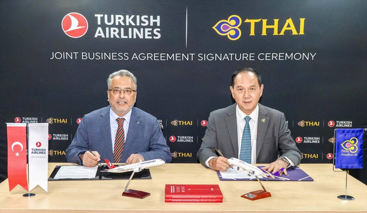 Türk Hava Yolları (THY), Tayland'ın bayrak taşıyıcı hava yolu şirketi Thai Airways ile işbirliği...