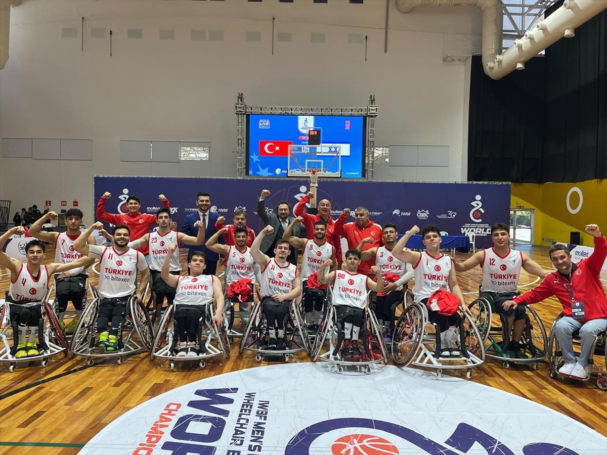 Türkiye 23 Yaş Altı Tekerlekli Sandalye Basketbol Milli Takımı, Brezilya'da düzenlenen Dünya...