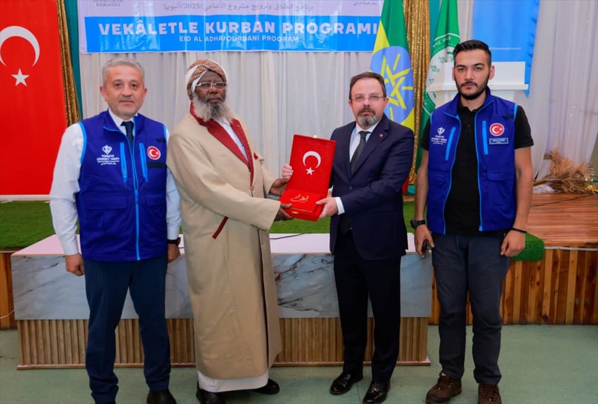 Türkiye Diyanet Vakfının (TDV) 2025 Vekaletle Kurban Kesim Organizasyonu kapsamında, Etiyopya'nın...