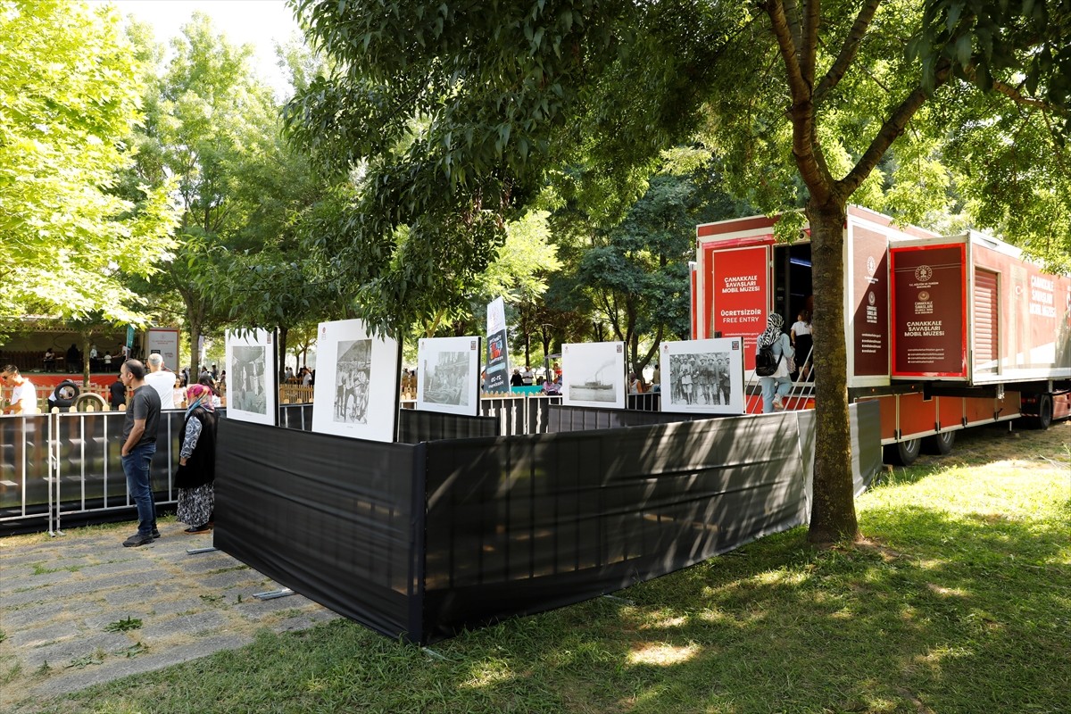 Türkiye Kültür Yolu Festivali'nin dördüncü durağı olan Samsun'da, Çanakkale Savaşları Mobil Müzesi...