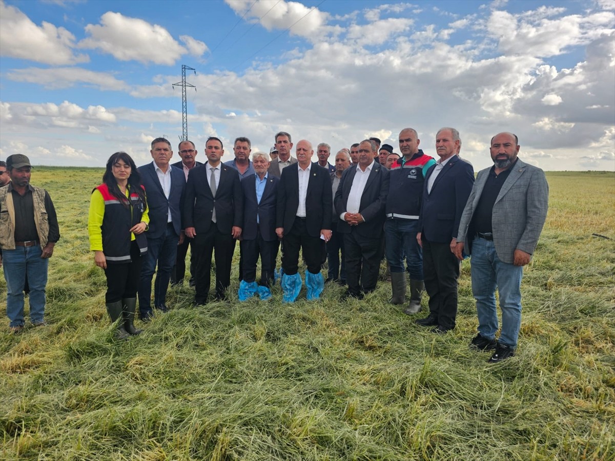 Türkiye Ziraat Odaları Birliği (TZOB) Genel Başkanı Şemsi Bayraktar, Aksaray'ın Sultanhanı...