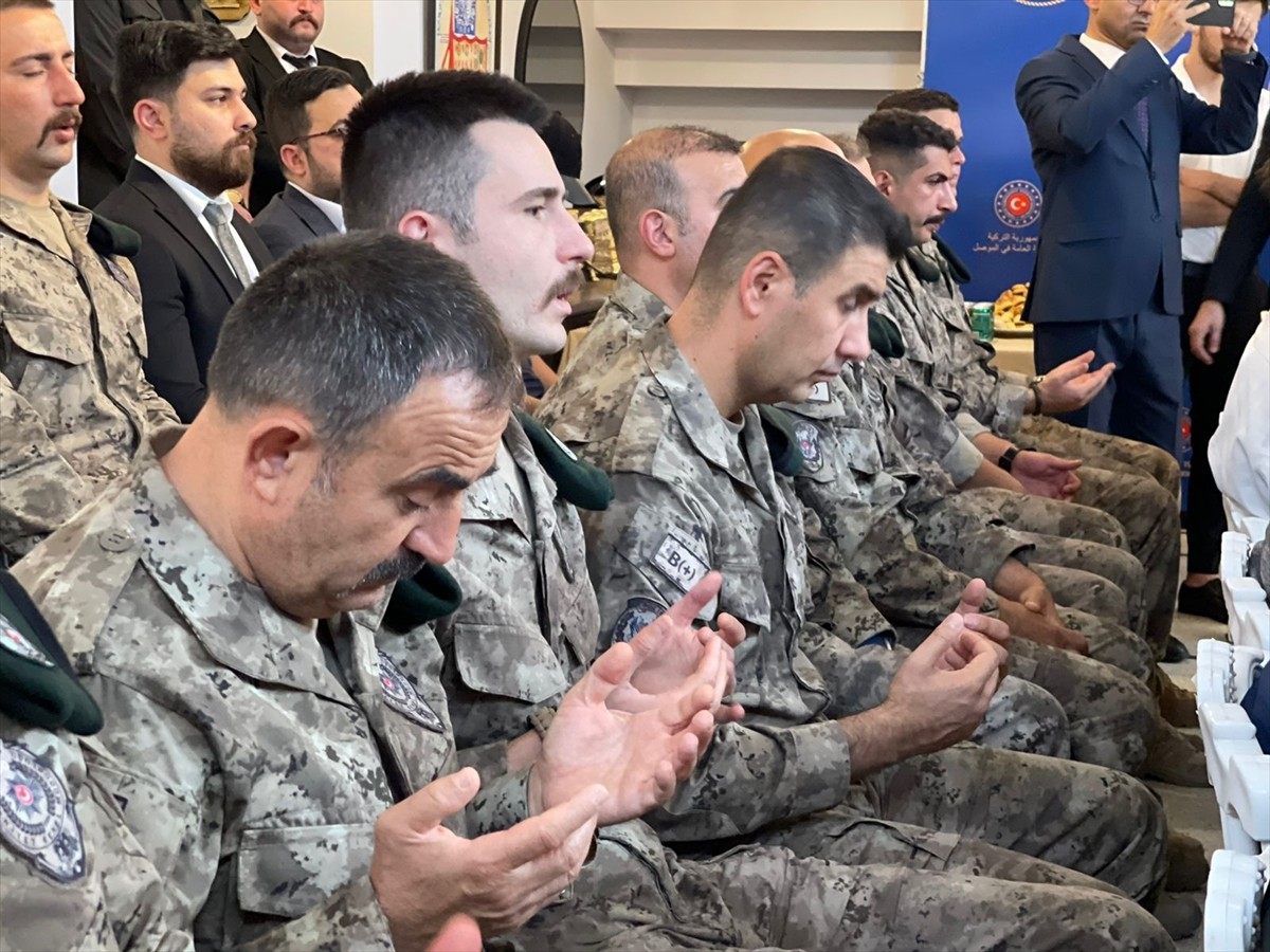 15 Temmuz Demokrasi ve Milli Birlik Günü dolayısıyla Irak’ın Musul kentinde şehitleri anma...