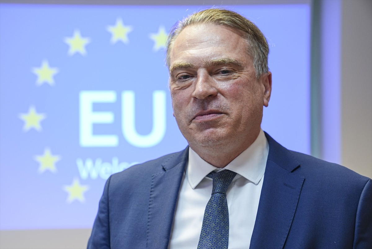 Avrupa Birliği (AB) Türkiye Delegasyonu Başkanı Büyükelçi Thomas Hans Ossowski (fotoğrafta), Türk...