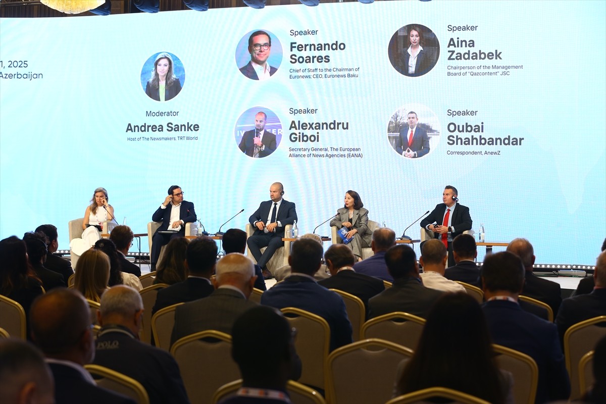 Azerbaycan'ın kültür başkenti Şuşa'da düzenlenen 3. Şuşa Global Medya Forumu çerçevesinde...