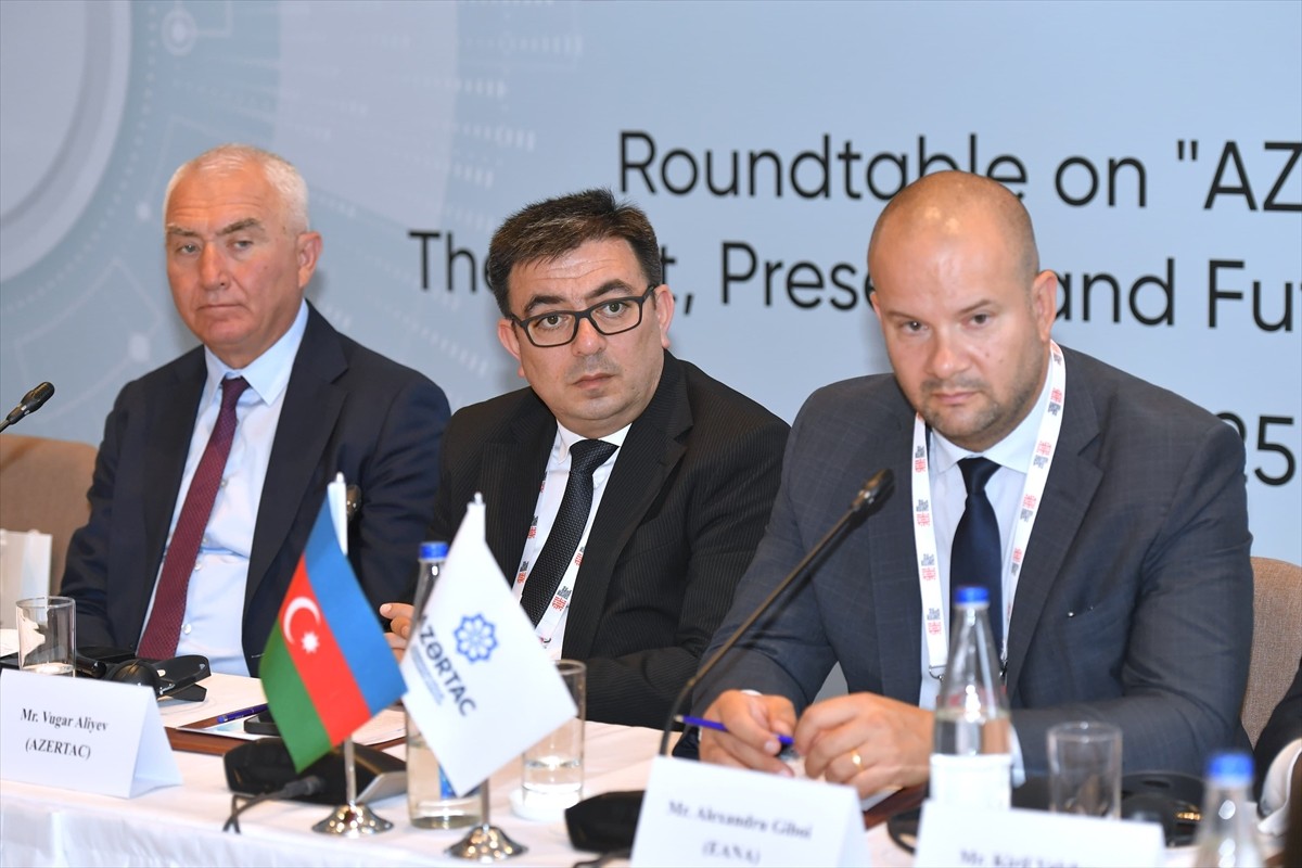 Azerbaycan Devlet Haber Ajansı'nın (AZERTAC) 105. kuruluş yıl dönümü dolayısıyla işgalden...