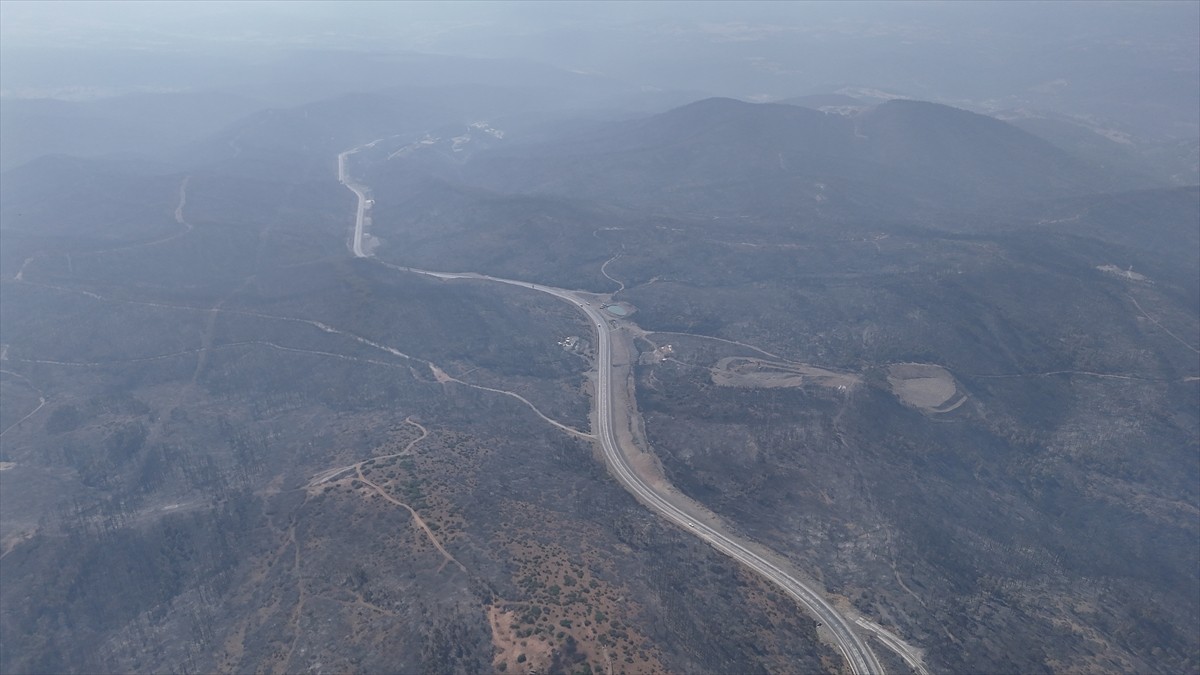Bursa'nın Orhaneli ve Harmancık ilçeleri arasındaki orman yangını 5. gününde kontrol altına...