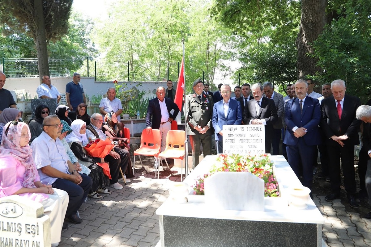 FETÖ'nün 15 Temmuz 2016'daki darbe girişimi sırasında İstanbul'da şehit olan Ferdi Yurduseven için...