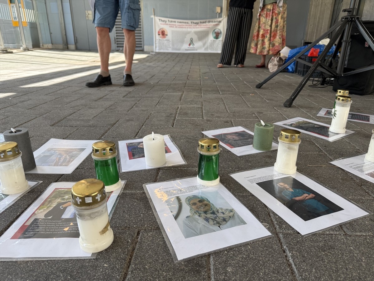 Hollanda’da, "Gazze için Doktorlar (Artsen voor Gaza)" adlı grubun organizasyonuyla Amsterdam...