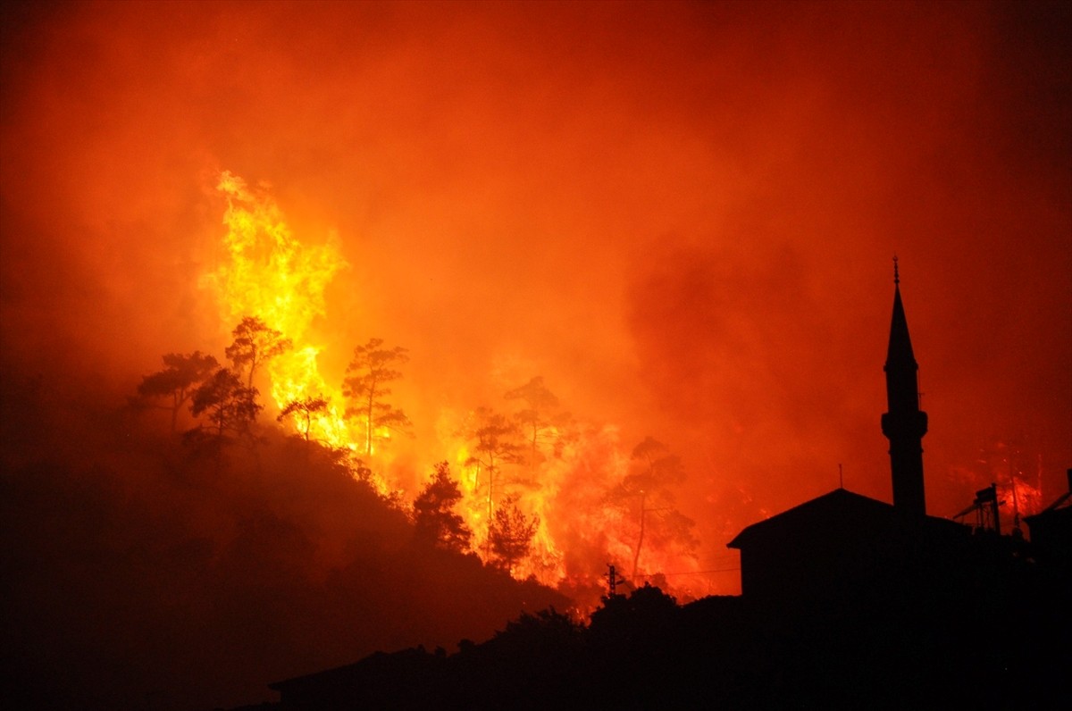 İzmir'in Ödemiş ilçesi Tosunlar Mahallesi Manastır mevkisindeki ormanlık alanda henüz...