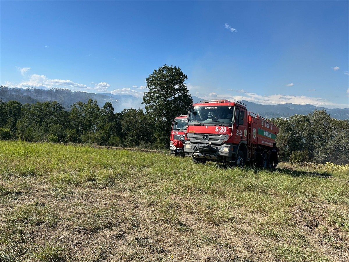 Kahramanmaraş'ın Andırın ilçesinde çıkan orman yangını söndürüldü.