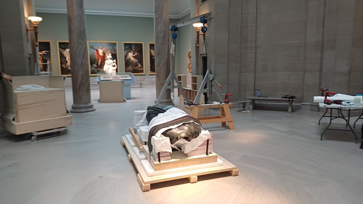 Kültür ve Turizm Bakanı Mehmet Nuri Ersoy, Roma İmparatoru Marcus Aurelius'un Boubon Antik...