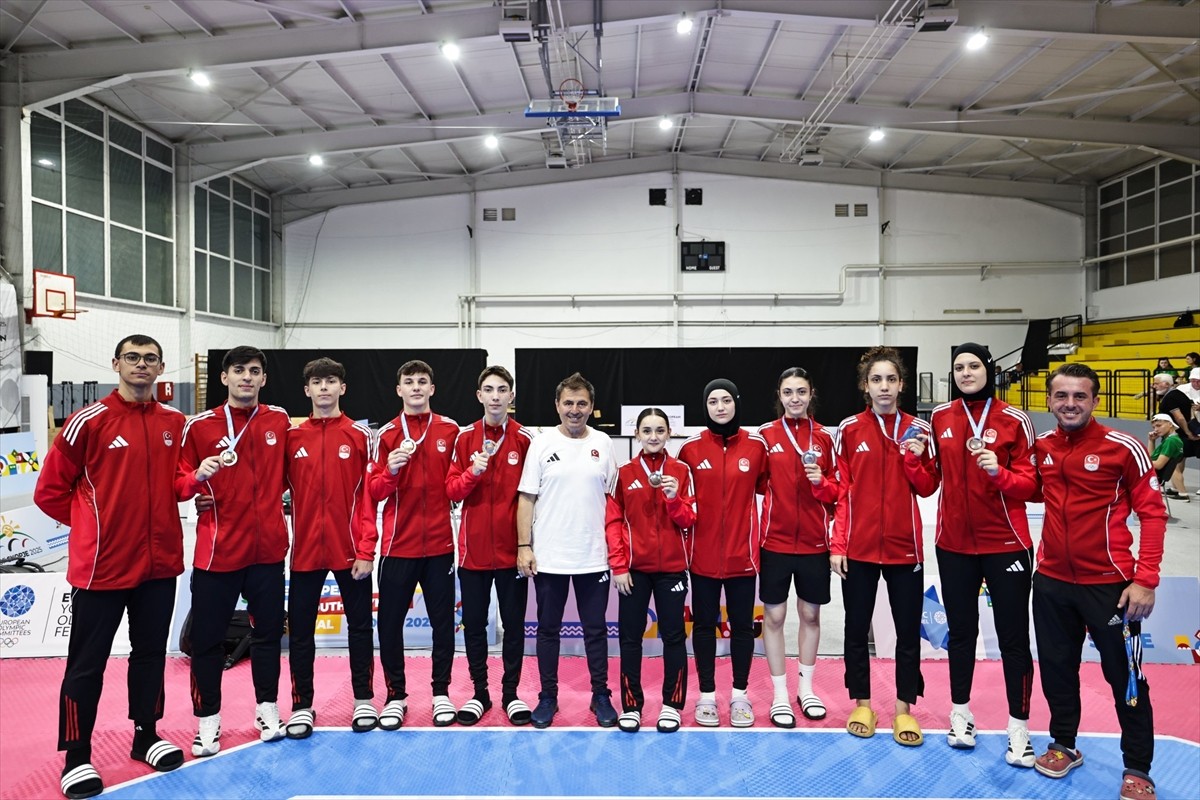 Kuzey Makedonya'nın başkenti Üsküp'te düzenlenen 18. Avrupa Gençlik Olimpik Yaz Festivali'nde...