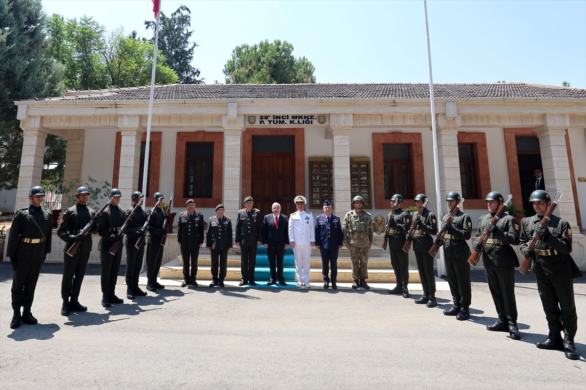 Milli Savunma Bakanı Yaşar Güler, Kıbrıs Barış Harekatı'nın 51. yıl dönümü nedeniyle 28. Mekanize...
