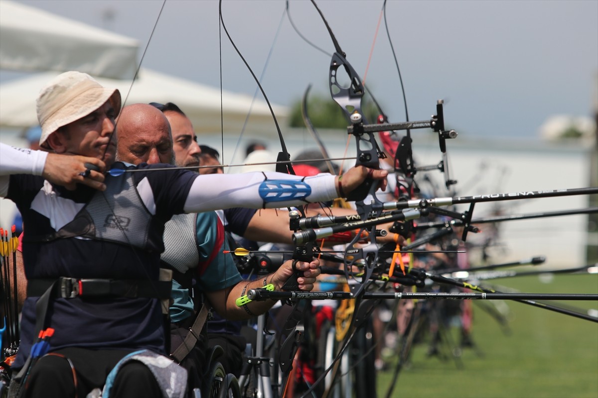 Para Okçuluk Türkiye Kupası'nın 3. ayağı, Samsun'da İlkadım Okçuluk Tesisleri'nde...