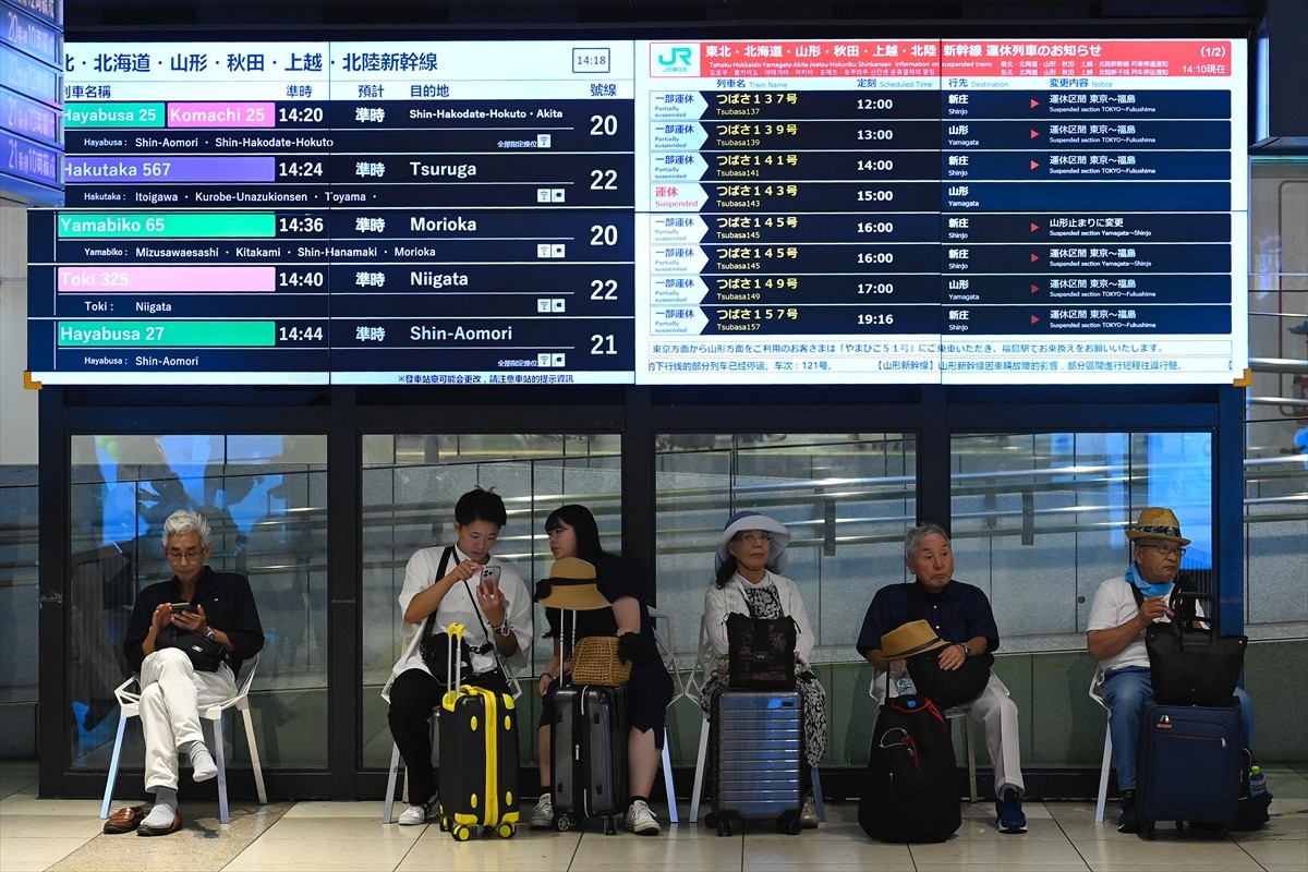 Rusya'nın doğusunda Kamçatka Yarımadası yakınlarında meydana gelen 8,8 büyüklüğündeki depremin...