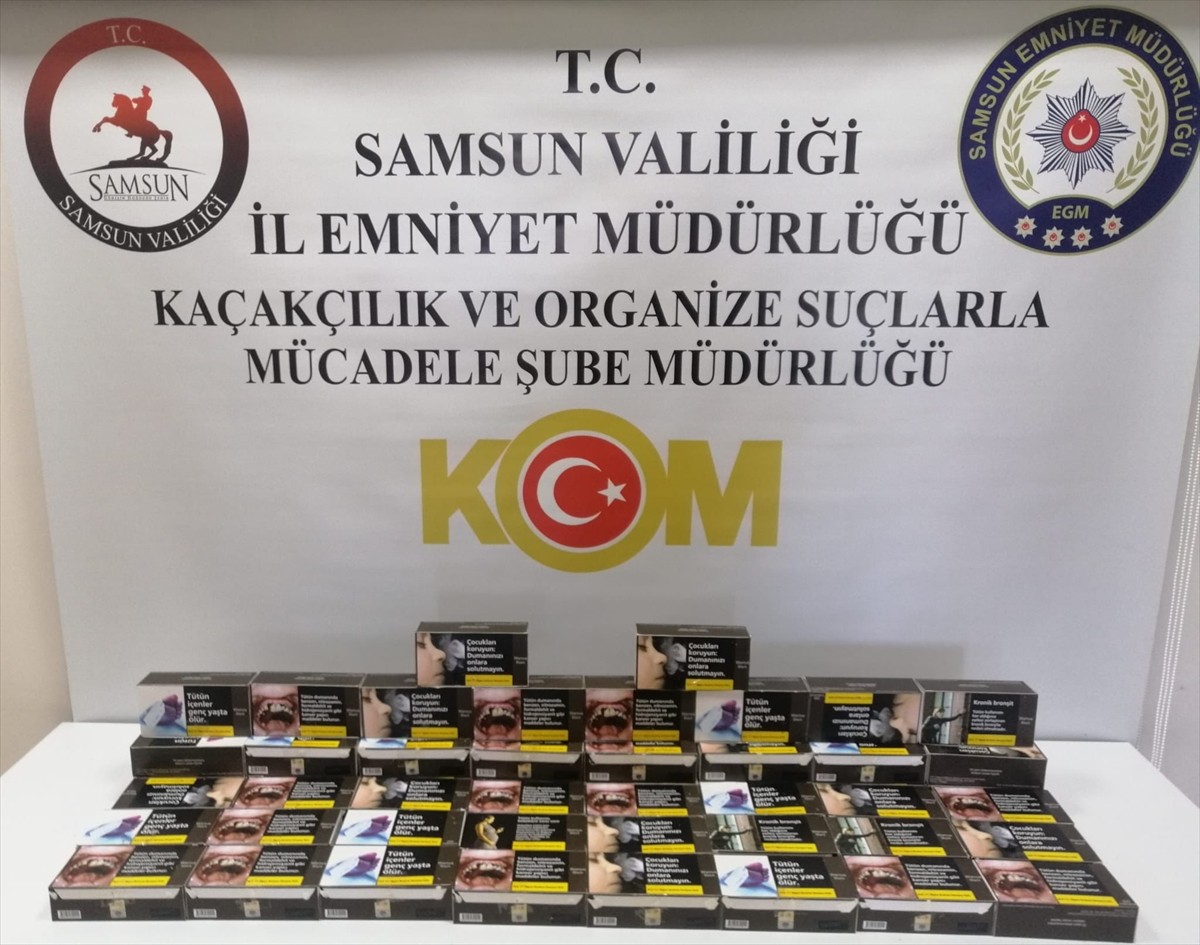 Samsun'un İlkadım ilçesinde düzenlenen kaçakçılık operasyonunda 2 şüpheli gözaltına alındı....