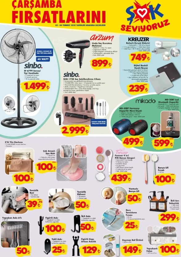 ŞOK Market'ten Serinletici Fırsatlar: Vantilatör ve Yaz Kampanyaları
