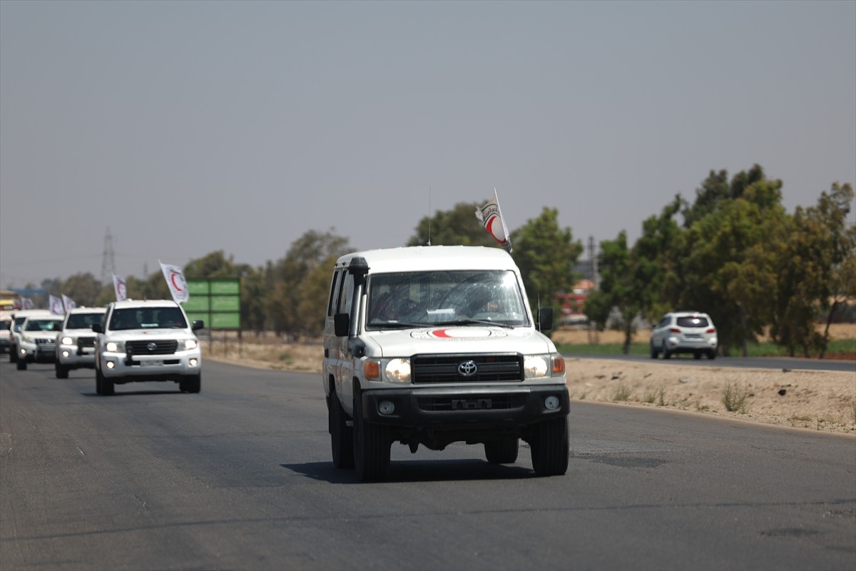 Suriye Kızılay'ı ülkenin güneyindeki Süveyda iline, insani ihtiyaçların karşılanması amacıyla 30...