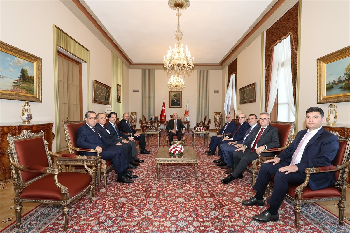TBMM Başkanı Numan Kurtulmuş, Müstakil Sanayici ve İşadamları Derneği (MÜSİAD) Genel Başkanı...