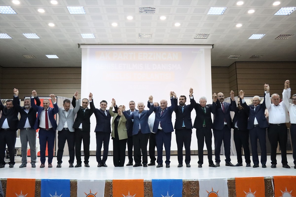 Türk Devletleri Teşkilatı Aksakallar Konseyi Başkanı Binali Yıldırım, Erzincan AK Parti İl...