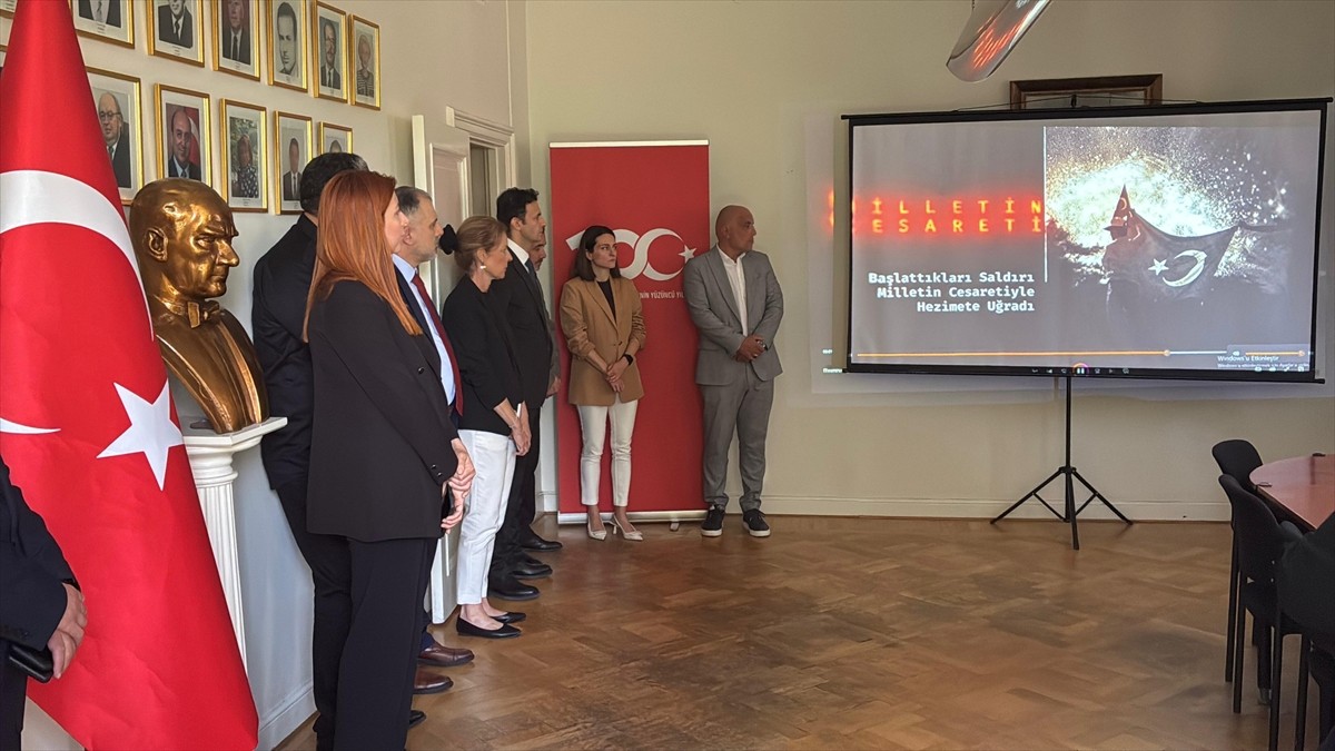 Türkiye’nin Stockholm Büyükelçiliğinde, “15 Temmuz Demokrasi ve Milli Birlik Günü” dolayısıyla...