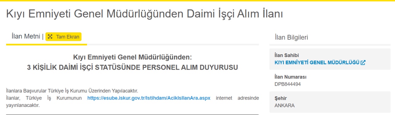 Ankara'da Kamu Personeli Alımı İmkanları Artıyor! Yeni Alım Açıklandı