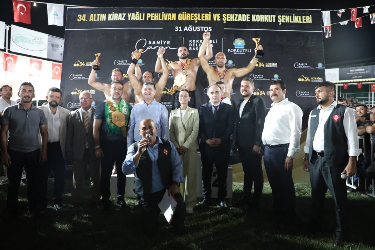 Antalya'da bu yıl 34'üncüsü düzenlenen Altın Kiraz Yağlı Pehlivan Güreşleri ve Şehzade Korkut...