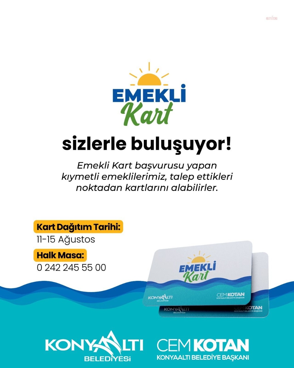 Antalya'da Emeklilere Büyük Destek: Emekli Kart Projesi