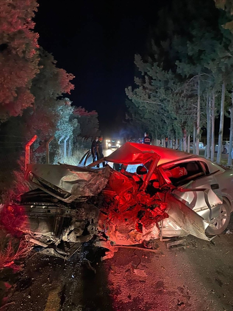 Aydın'ın Söke ilçesinde refüjdeki ağaca çarpan otomobilin sürücüsü yaşamını yitirdi.
