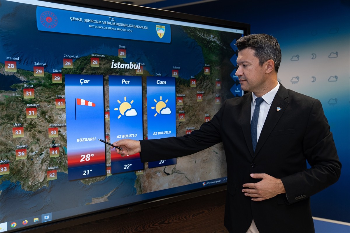 Bu hafta yurdun kuzeybatı kesimlerinde rüzgar etkisini sürdürecek. Çevre, Şehircilik ve İklim...