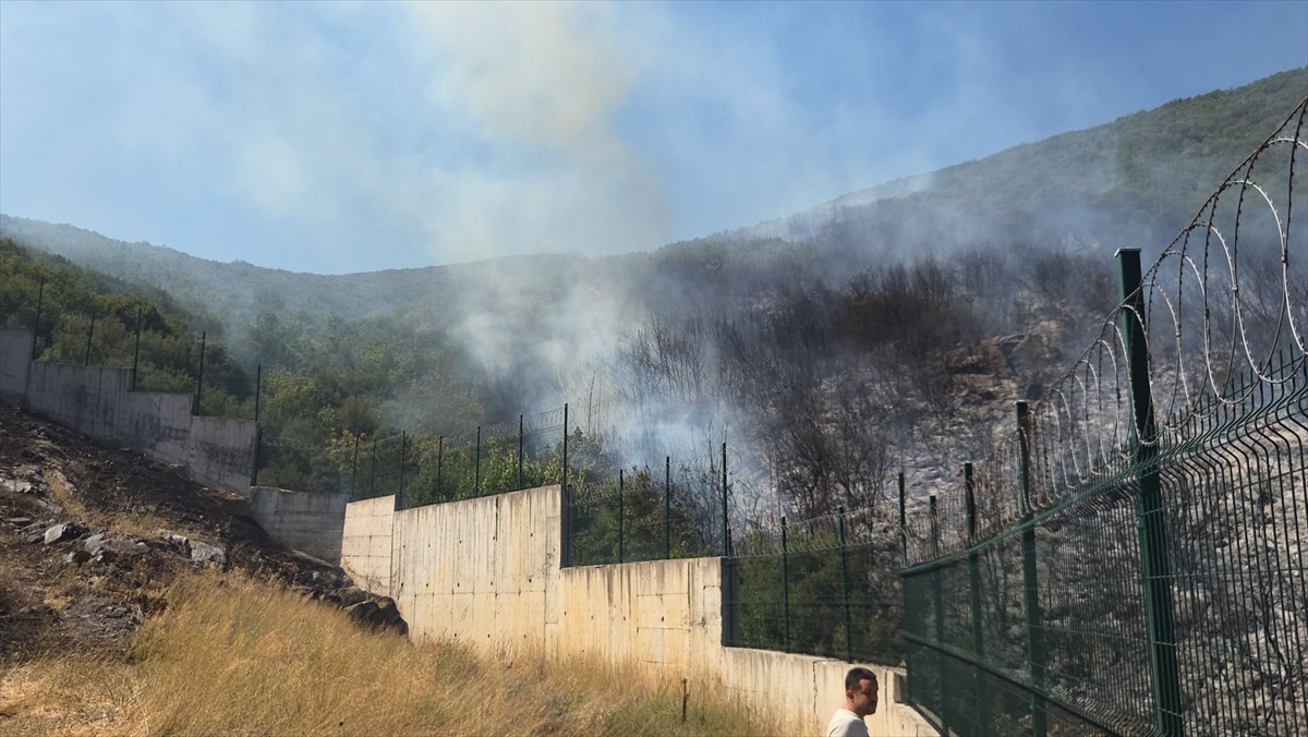 Bursa'nın Orhangazi ilçesinde makilik alanda çıkan yangın söndürüldü.