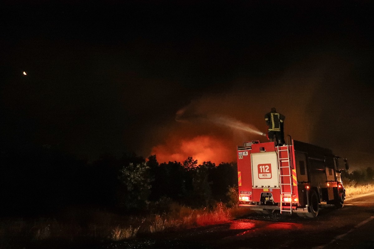 Diyarbakır'ın Hani ve Lice ilçeleri kırsalındaki ormanlık alanda çıkan yangınlara müdahale...