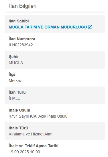 Kayseri ve Muğla'daki Dev Kamu İhaleleri: Başvurular açılıyor