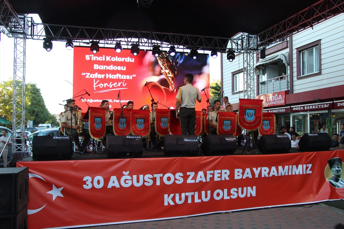 Kırklareli'nde 5. Kolordu Bölge Bando Komutanlığı, 30 Ağustos Zafer Bayramı etkinlikleri...
