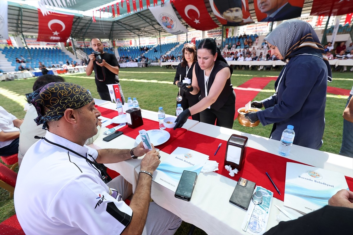 Malatya'nın Darende ilçesinde Zengibar Karakucak Güreş ve Kültür Festivali kapsamında yöresel...