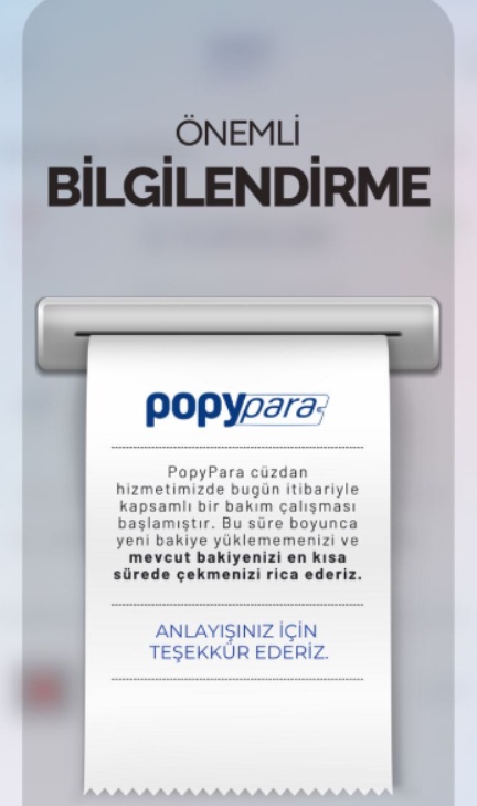 O cüzdan Faaliyetlerini Sonlandırdı: Kullanıcılara Acil Çekim Uyarısı!
