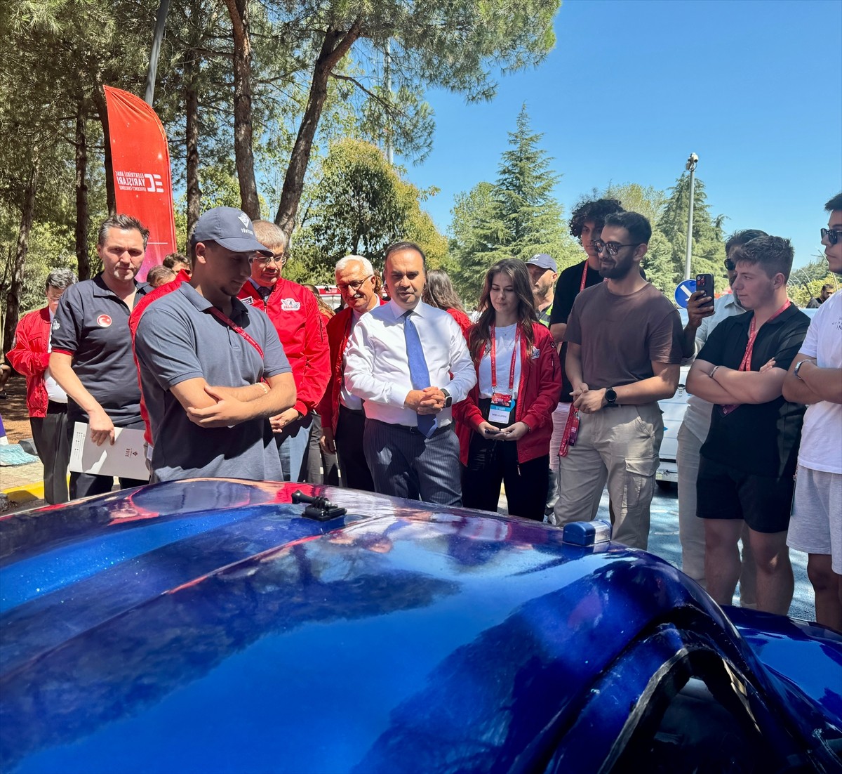 Sanayi ve Teknoloji Bakanı Mehmet Fatih Kacır, TEKNOFEST kapsamında TÜBİTAK yürütücülüğünde Gebze...
