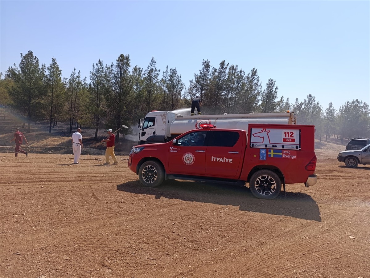 Şanlıurfa'nın merkez Haliliye ilçesinde çıkan orman yangını söndürüldü.