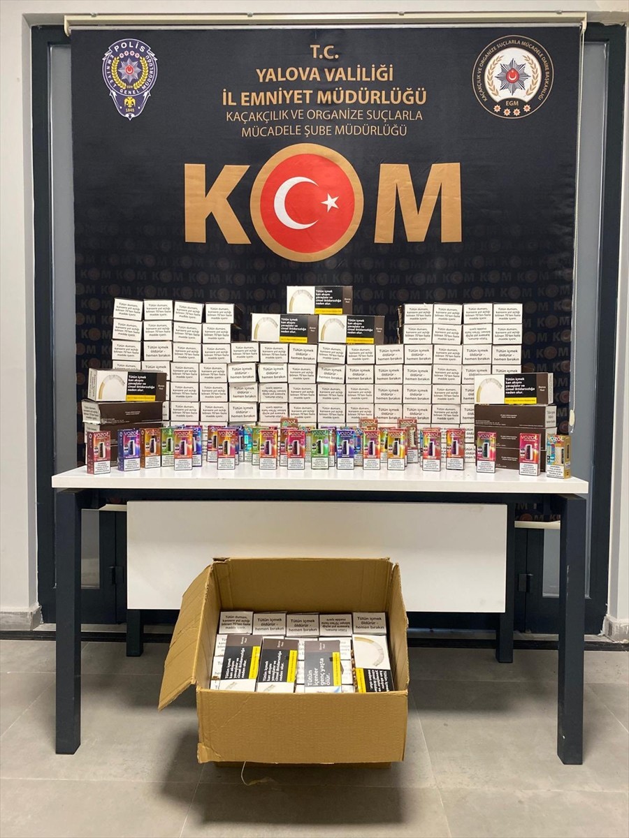 Yalova'da düzenlenen operasyonda saç düzleştirici, elektrikli süpürge, ütü, epilasyon cihazı...